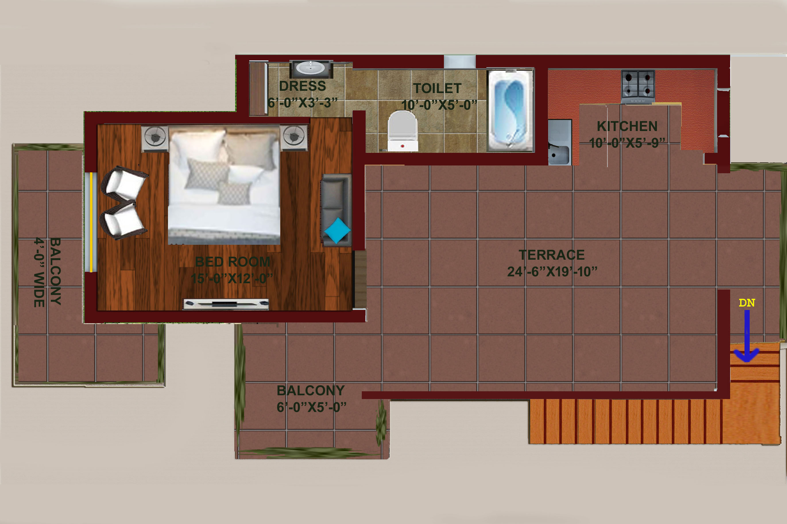 Electrical layout drawing